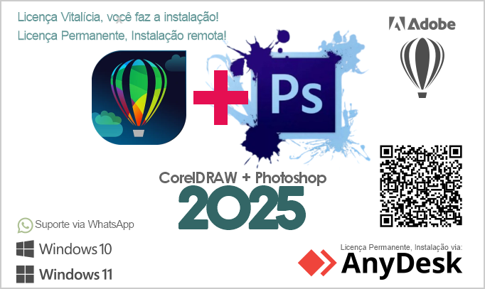 CorelDRAW 2025 LICENÇA VITALÍCIA - Loja de softwares Colecion Web Solutions – CorelDraw, Adobe entre outros, soluções digitais completas: criação de sites, sistemas de delivery, catálogos online e gestão empresarial.