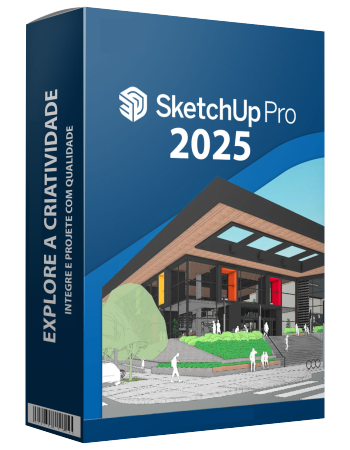 SketchUp PRO 2025 - Loja de softwares Colecion Web Solutions – CorelDraw, Adobe entre outros, soluções digitais completas: criação de sites, sistemas de delivery, catálogos online e gestão empresarial.
