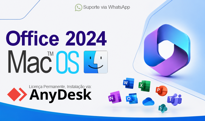 Adquira o Office 2024 para Mac e tenha acesso aos aplicativos Word, Excel, PowerPoint e Outlook com desempenho otimizado para macOS.