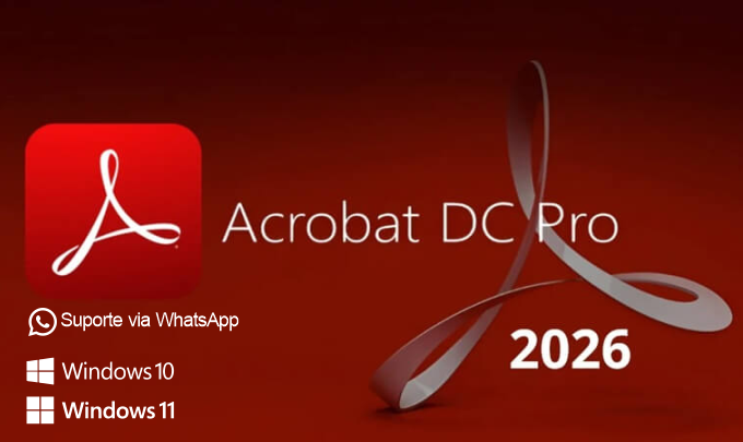 Acrobat Pro 2026. Adobe Acrobat Pro é uma solução avançada para criação, edição e gerenciamento de arquivos PDF.