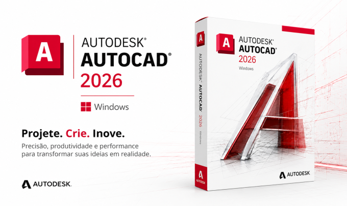 AutoCAD 2026, Autodesk, CAD - Loja de softwares Colecion Web Solutions – CorelDraw, Adobe entre outros, soluções digitais completas: criação de sites, sistemas de delivery, catálogos online e gestão empresarial.